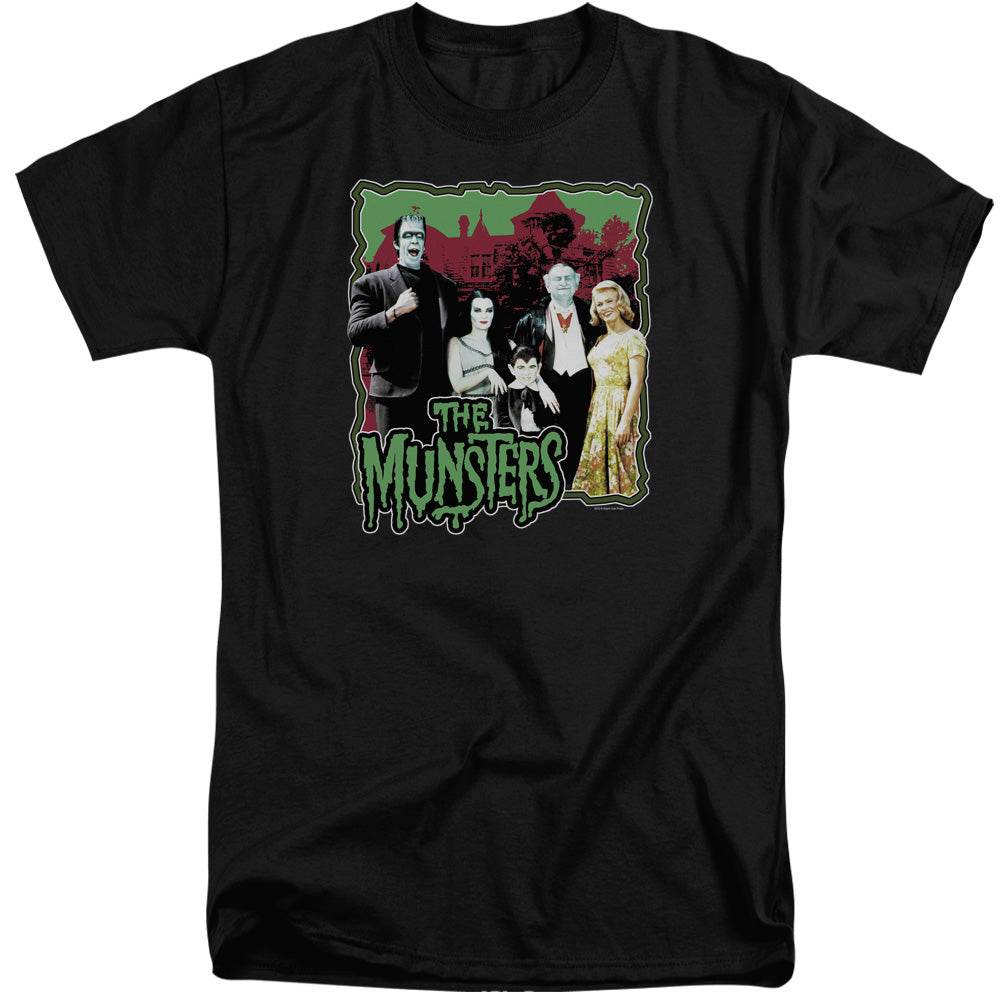 The Munsters - Normal Family - Short Sleeve Adult Tall - Black T-shirt