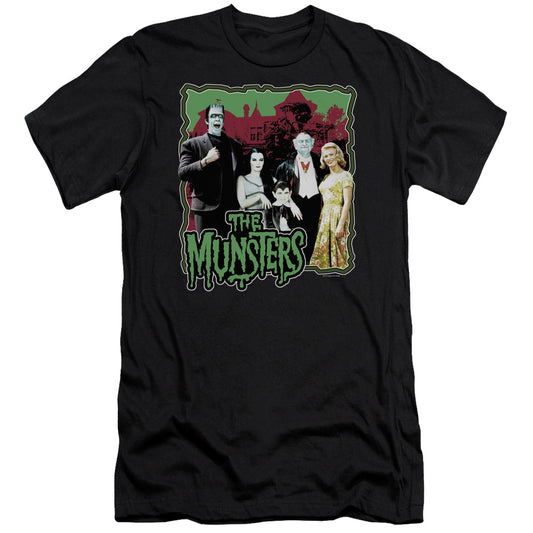 The Munsters - Normal Family - Short Sleeve Adult 30/1 - Black T-shirt
