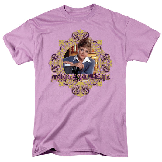 Murder She Wrote - Jessica - Short Sleeve Adult 18/1 - Lavendar T-shirt