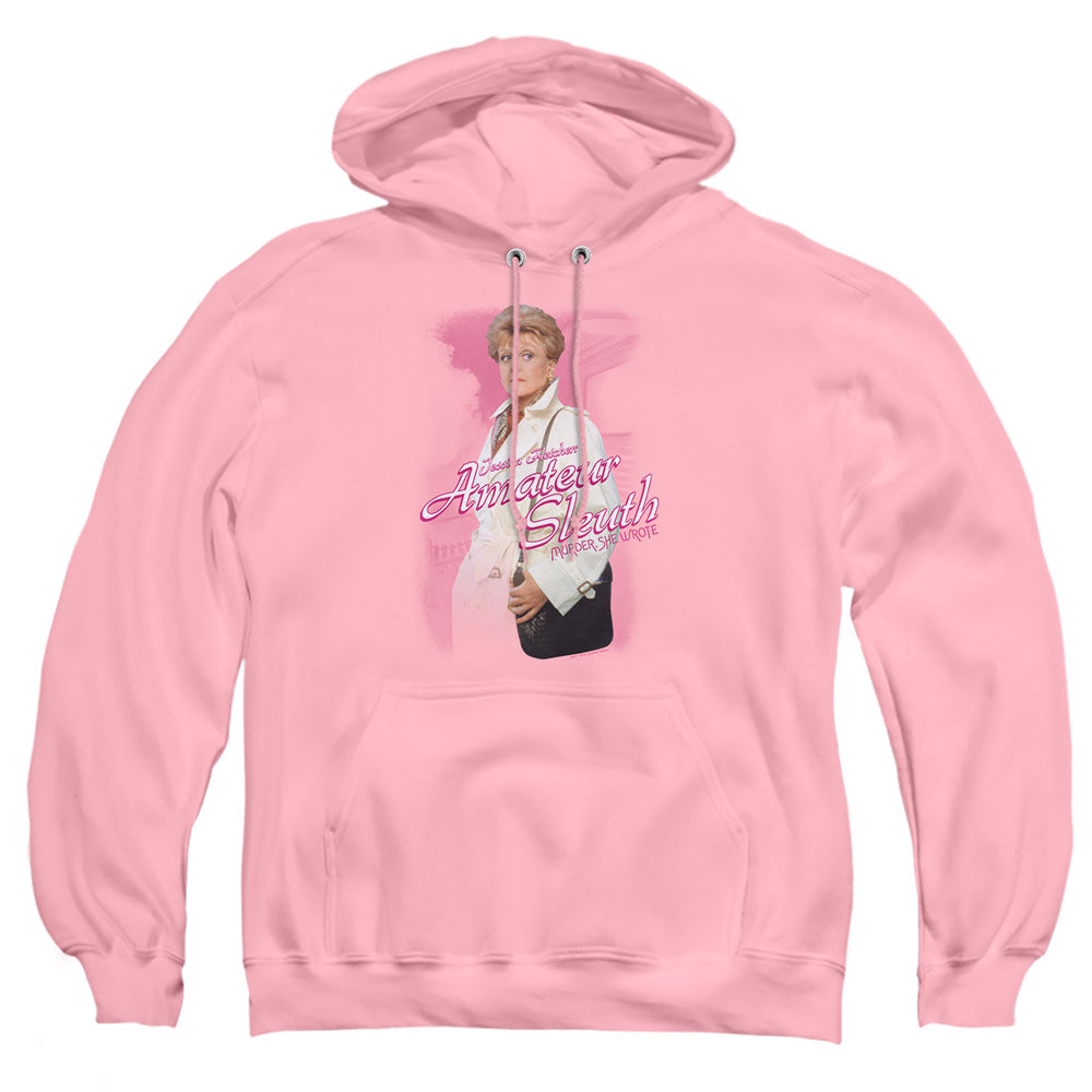 Murder She Wrote - Amateur Sleuth - Adult Pull-over Hoodie - Pink