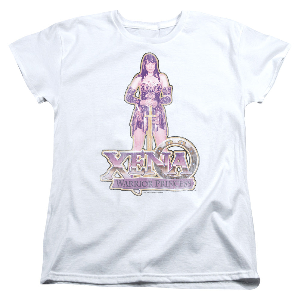 Xena - Stand - Short Sleeve Womens Tee - White T-shirt