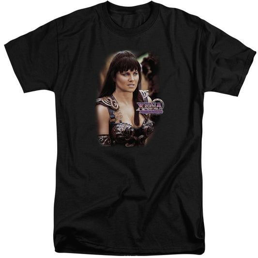 Xena - Warrior Princess - Short Sleeve Adult Tall - Black T-shirt
