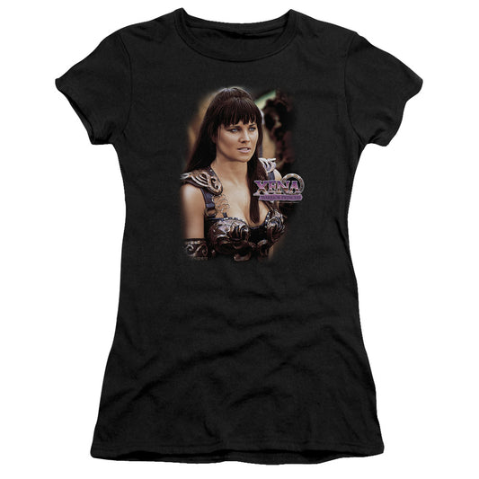 Xena - Warrior Princess - Short Sleeve Junior Sheer - Black T-shirt