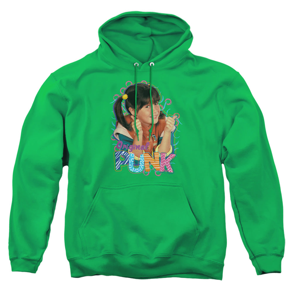 Punky Brewster - Original Punk - Adult Pull-over Hoodie - Kelly Green