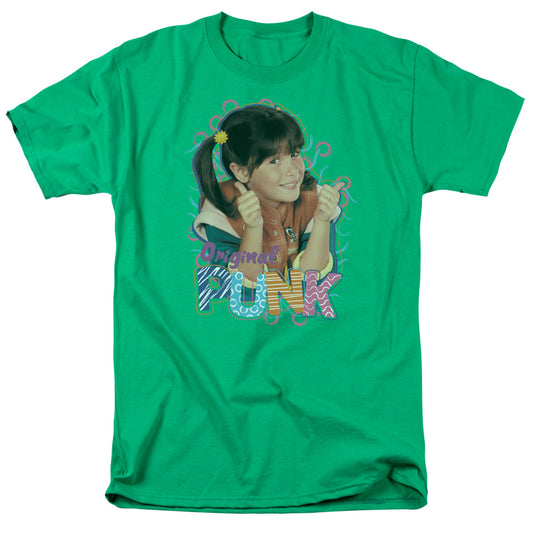 Punky Brewster - Original Punk - Short Sleeve Adult 18/1 - Kelly Green T-shirt