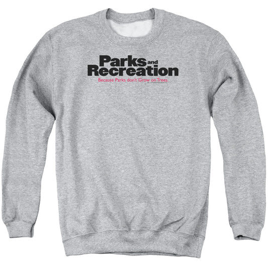 Parks And Rec - Logo - Adult Crewneck Sweatshirt - Athletic Heather