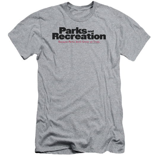 PARKS AND REC LOGO - S/S ADULT 30/1 - ATHLETIC HEATHER T-Shirt