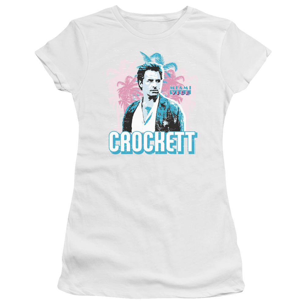 MIAMI VICE CROCKETT - S/S JUNIOR SHEER - WHITE T-Shirt