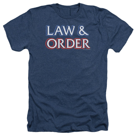 Law And Order - Logo - Adult Heather - Navy