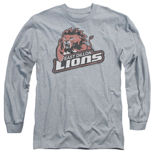 Friday Night Lights - East Dillion Lions - Long Sleeve Adult 18/1 - Heather - Sm - Athletic Heather T-shirt