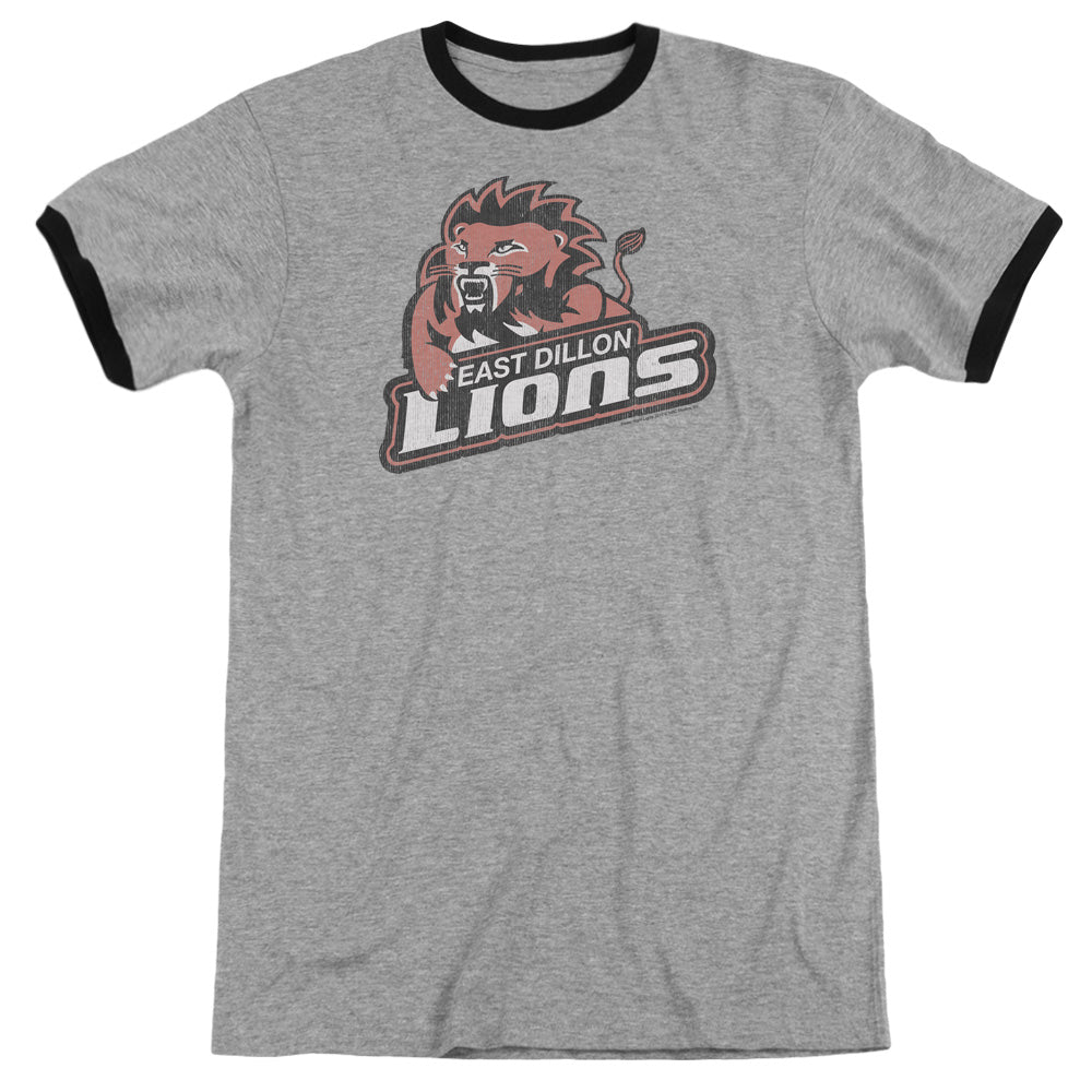 Friday Night Lights - East Dillion Lions - Adult Ringer - Heather/black