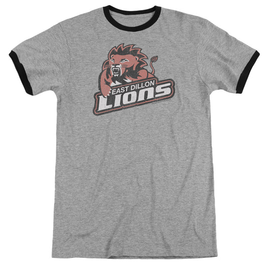 Friday Night Lights - East Dillion Lions - Adult Ringer - Heather/black