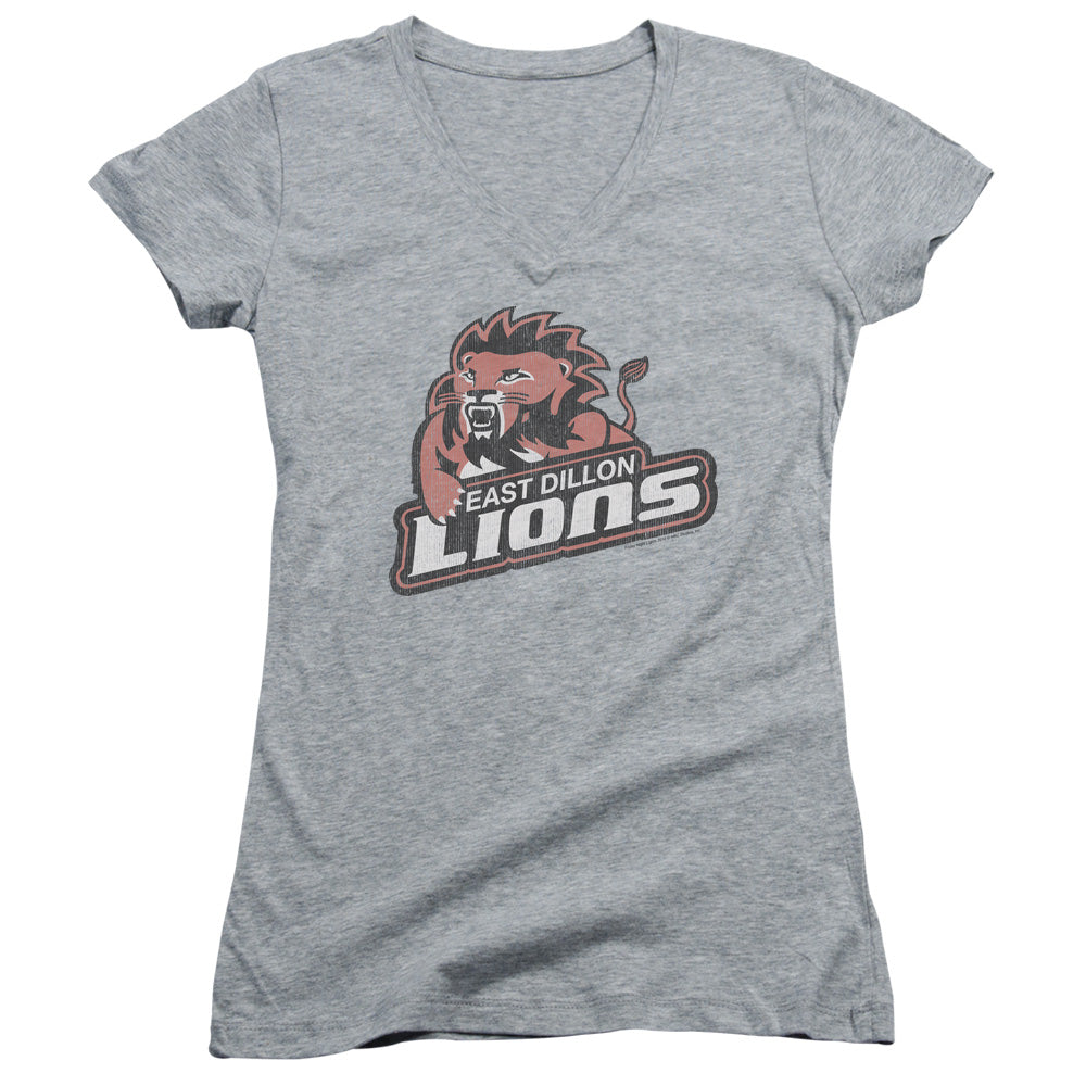 Friday Night Lights - East Dillion Lions - Junior V-neck - Athletic Heather