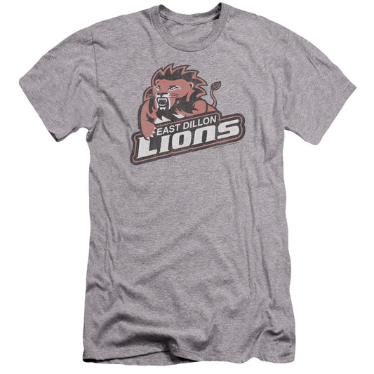 Friday Night Lights - East Dillion Lions-premuim Canvas Adult Slim Fit 30/1 - Athletic Heather