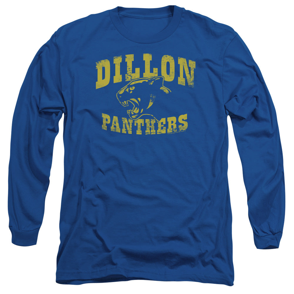 Friday Night Lights - Panthers - Long Sleeve Adult 18/1 - Royal Blue - Sm - Royal Blue T-shirt