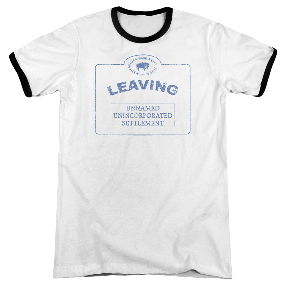 Warehouse 13 - Now Leaving Univille - Adult Ringer - White/black