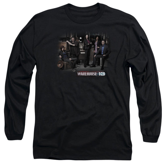 Warehouse 13 - Warehouse Cast - Long Sleeve Adult 18/1 - Black T-shirt