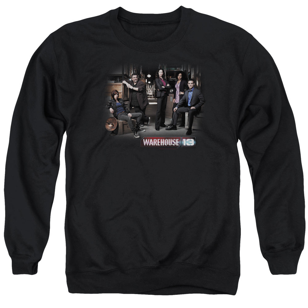 Warehouse 13 - Warehouse Cast - Adult Crewneck Sweatshirt - Black