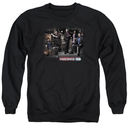Warehouse 13 - Warehouse Cast - Adult Crewneck Sweatshirt - Black