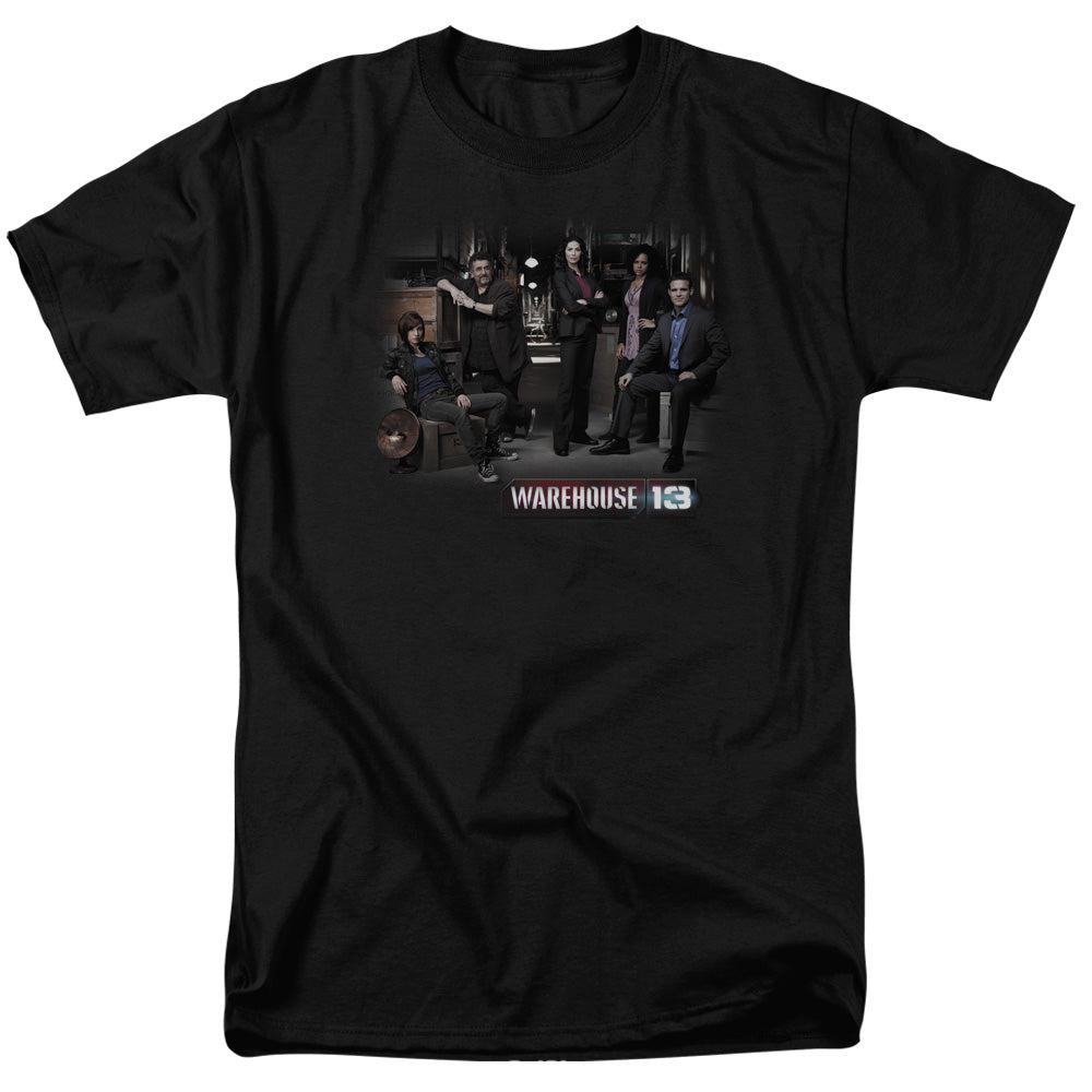 Warehouse 13 - Warehouse Cast - Short Sleeve Adult 18/1 - Black T-shirt