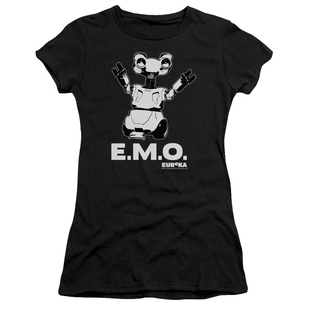 Eureka - Emo - Short Sleeve Junior Sheer - Black T-shirt