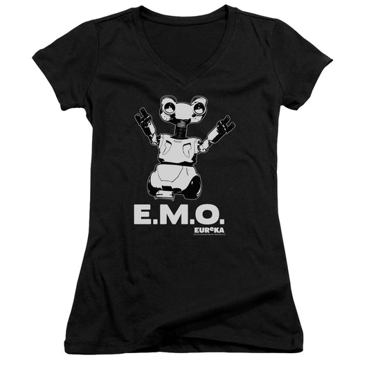 Eureka - Emo - Junior V-neck - Black - Sm - Black