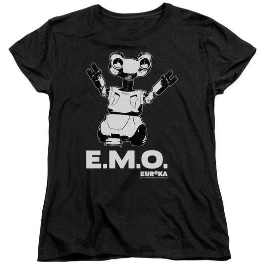 Eureka - Emo - Short Sleeve Womens Tee - Black - Sm - Black T-shirt