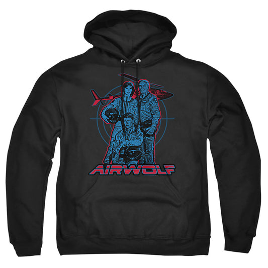 Airwolf - Graphic - Adult Pull-over Hoodie - Black