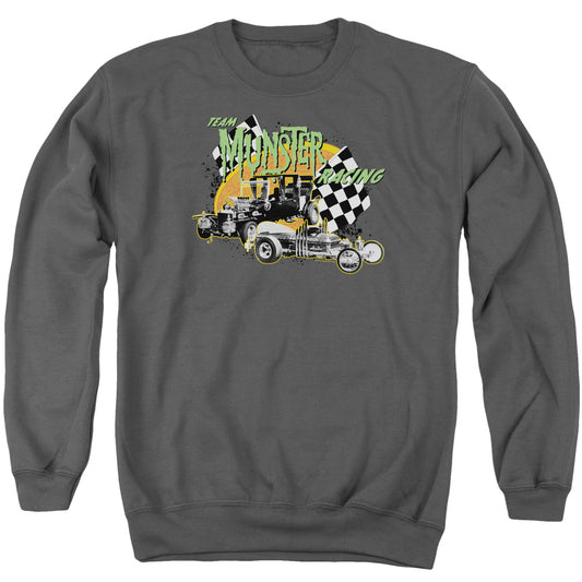 The Munsters - Munster Racing - Adult Crewneck Sweatshirt - Charcoal
