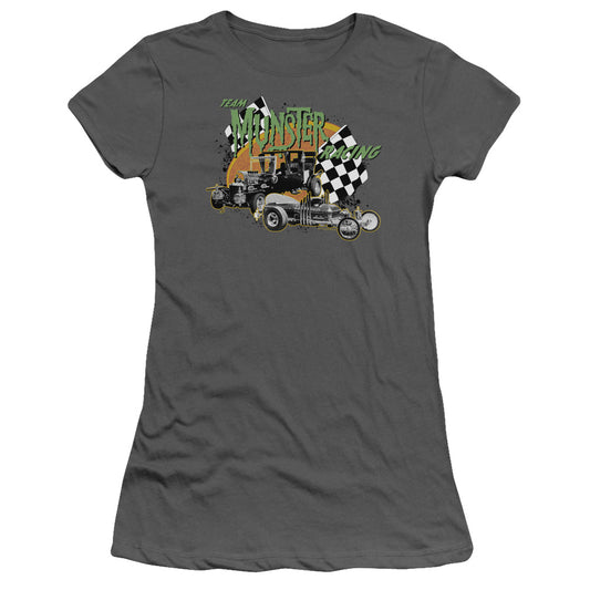 The Munsters - Team Munster Racing - Short Sleeve Junior Sheer - Charcoal T-shirt