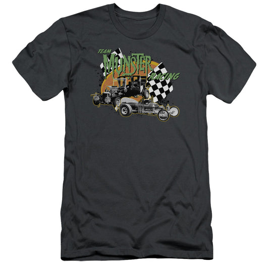 The Munsters - Munster Racing - Short Sleeve Adult 30/1 - Charcoal T-shirt