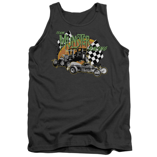 The Munsters - Munster Racing - Adult Tank - Charcoal