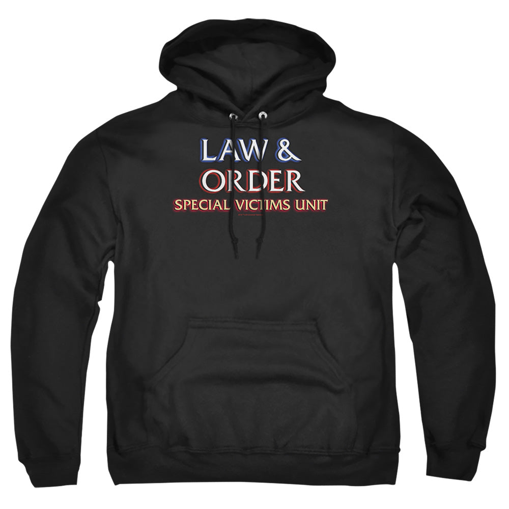 Law And Order Svu - Logo - Adult Pull-over Hoodie - Black