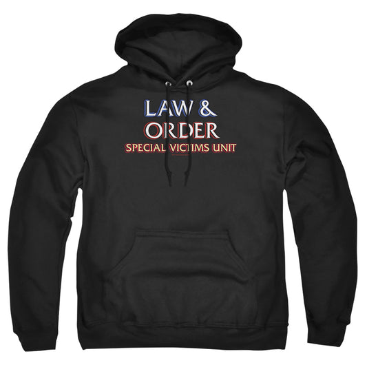 Law And Order Svu - Logo - Adult Pull-over Hoodie - Black