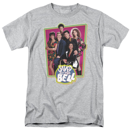 Saved By The Bellong Sleeveaved Cast - S - S Adult 18/1 - Athletic Heather T-shirt