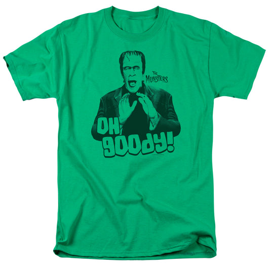 The Munsters - Oh Goody - Short Sleeve Adult 18/1 - Kelly Green T-shirt