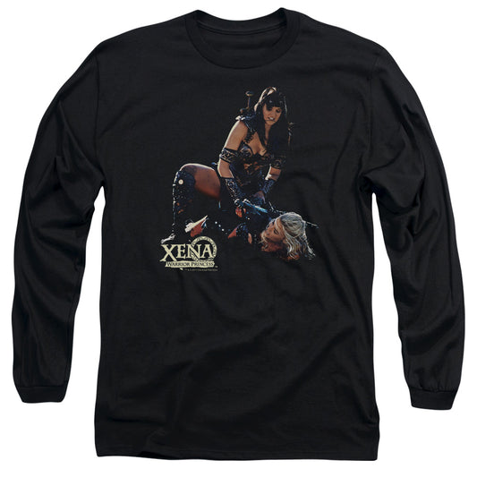 Xena - In Control - Long Sleeve Adult 18/1 - Black T-shirt