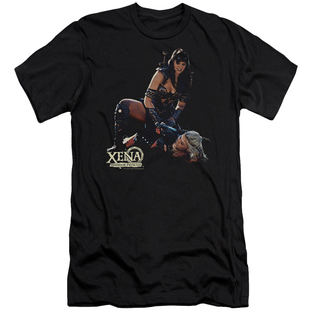 Xena - In Control - Short Sleeve Adult 30/1 - Black T-shirt