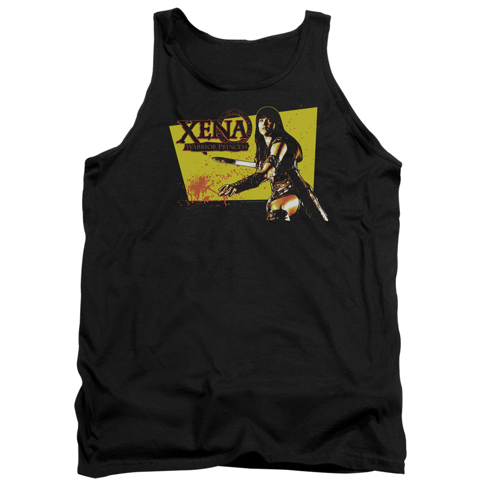 Xena - Cut Up - Adult Tank - Black