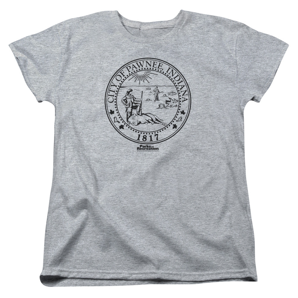 PARKS AND REC PAWNEE SEAL-S/S WOMENS T-Shirt