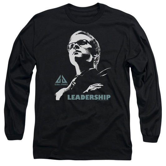 Eureka - Leadership Poster - Long Sleeve Adult 18/1 - Black - Sm - Black T-shirt