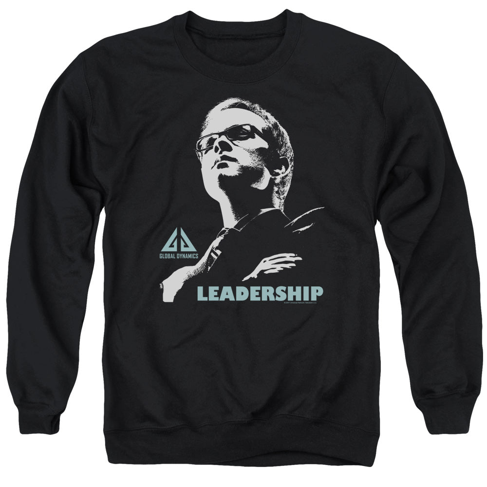 Eureka - Leadership Poster - Adult Crewneck Sweatshirt - Black
