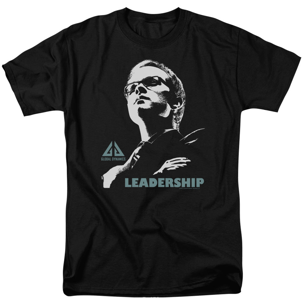 Eureka - Leadership Poster - Short Sleeve Adult 18/1 - Black T-shirt