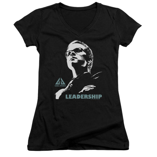 Eureka - Leadership Poster - Junior V-neck - Black - Sm - Black