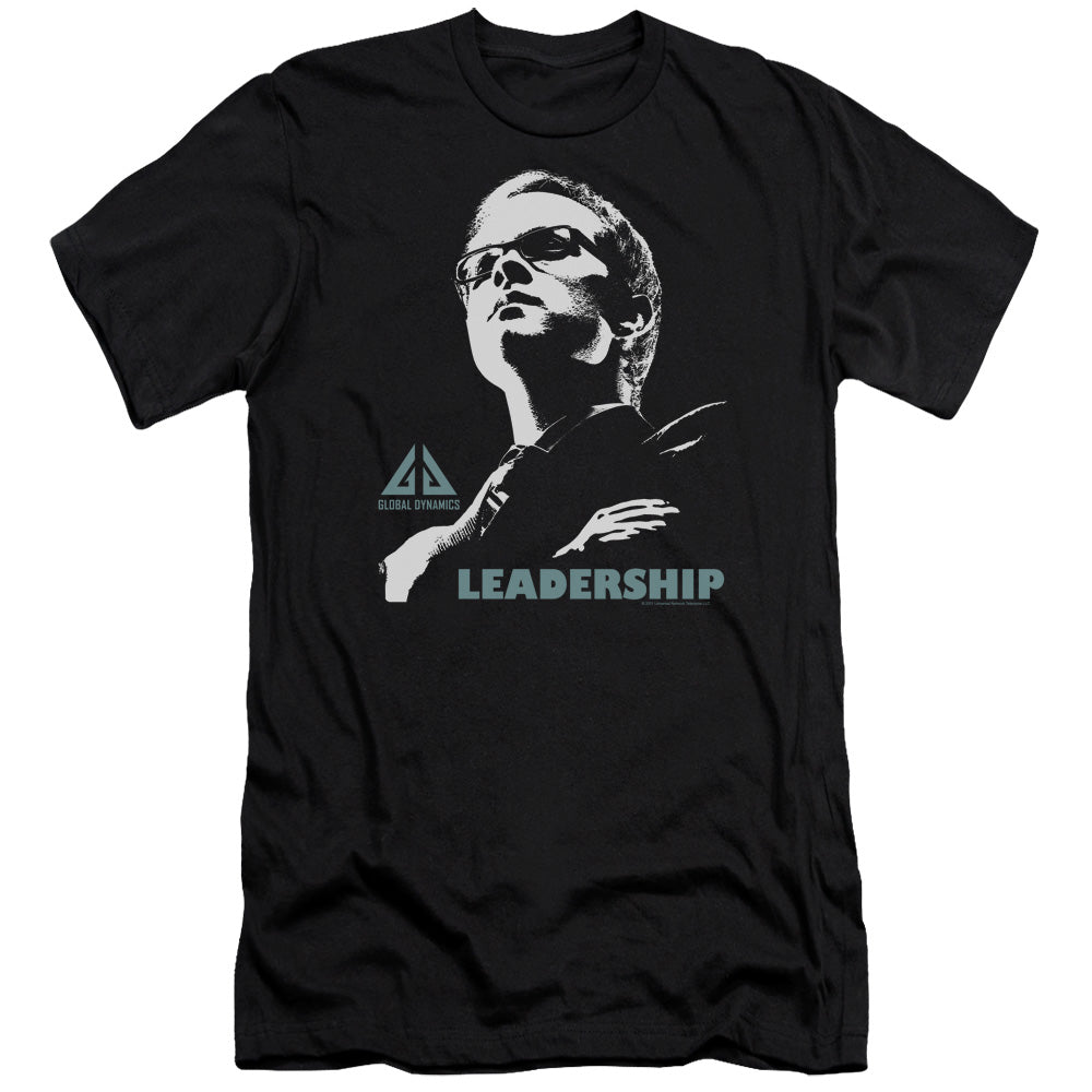 Eureka - Leadership Poster-premuim Canvas Adult Slim Fit 30/1 - Black
