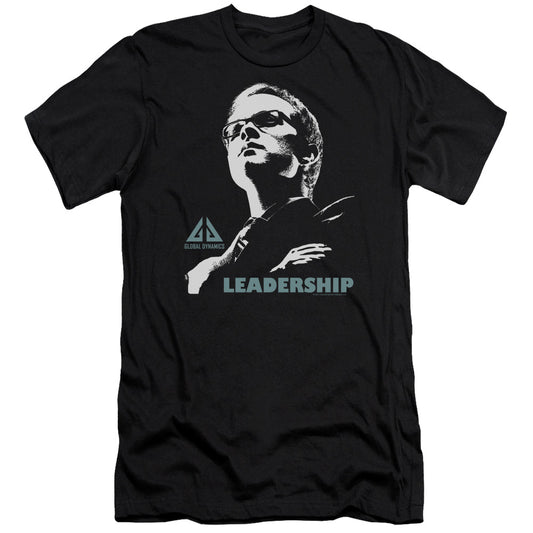 Eureka - Leadership Poster-premuim Canvas Adult Slim Fit 30/1 - Black
