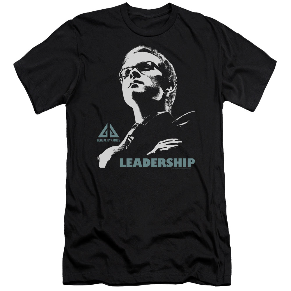 Eureka - Leadership Poster - Short Sleeve Adult 30/1 - Black - Sm - Black T-shirt