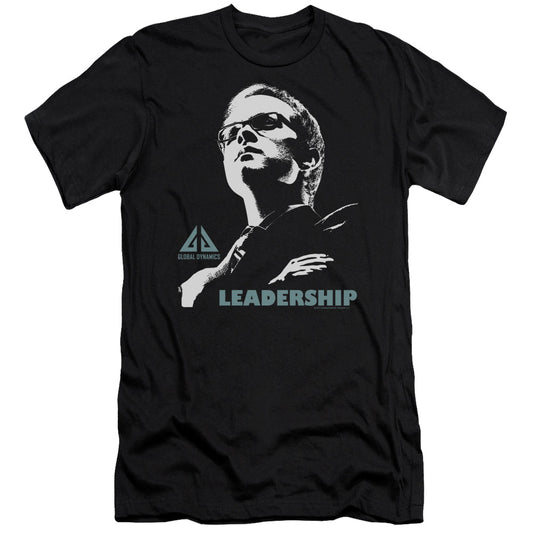 Eureka - Leadership Poster - Short Sleeve Adult 30/1 - Black - Sm - Black T-shirt