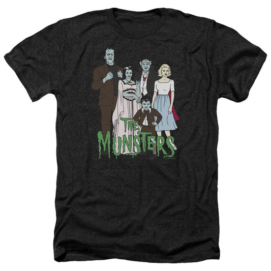 The Munsters - The Family - Adult Heather-black