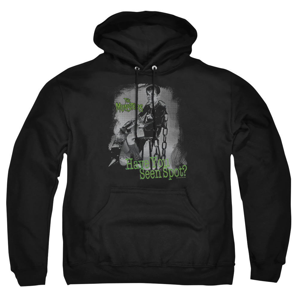 The Munsters - Have You Seen Spot - Adult Pull-over Hoodie - Black